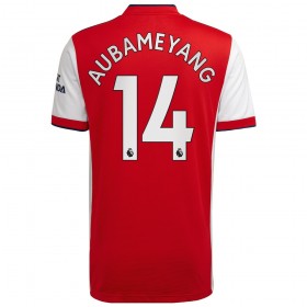 Camisolas de futebol Arsenal Pierre-Emerick Aubameyang 14 Equipamento Principal 2021/22 Manga Curta